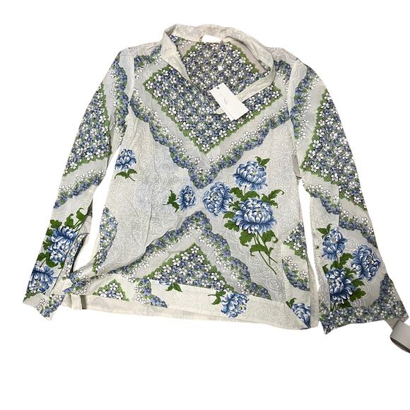 Tory Burch Tops - Tory Burch Printed Cotton Tunic NWT